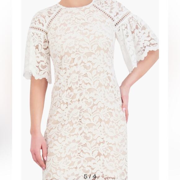 Vince Camuto Dresses & Skirts - NWT Vince Camuto White & Ivory Lace Dress- Size 12